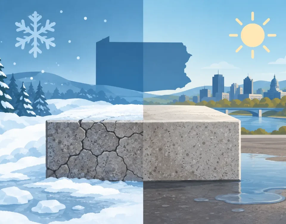 Can Concrete Withstand Freeze Thaw in Pennsylvania?